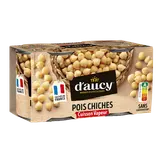 Pois chiches cuisson vapeur Cultivé en France D'AUCY - 2x130g