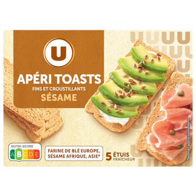 Biscuits apéritifs Apéri toast sésame 100g
