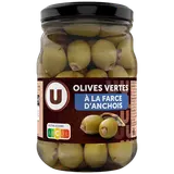 Olives vertes farcies à la pâte d'anchois Bocal 120g