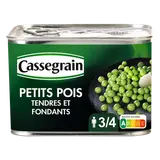 Petits pois CASSEGRAIN - Boîte 495g