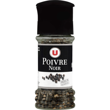 Moulin rechargeable poivre noir  38g