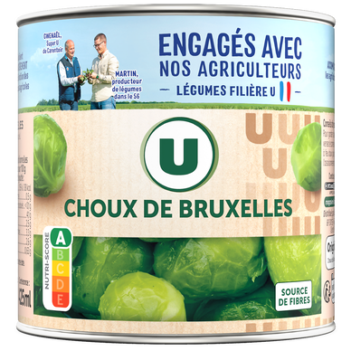 Choux de bruxelles - Boîte 265g