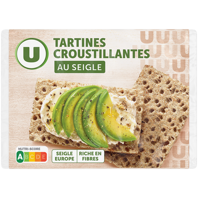 Tartine croustillante seigle  paquet de 250g