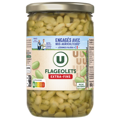 Flageolets verts extra-fins - Bocal 420g