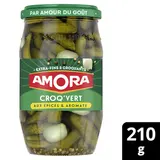Cornichons extra-fins Croq'Vert AMORA bocal 210g