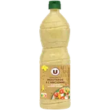 Vinaigrette allégée en matières grasses à la moutarde à l'ancienne bouteille de 1 litre