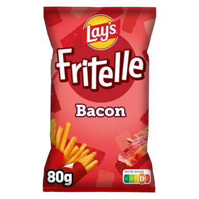 Biscuits apéritifs LAY'S fritelle bacon Bénénuts sachet 80g