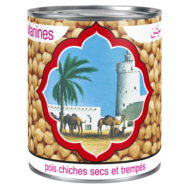 Pois chiches Sultanines - Boîte 530g Net egoutté