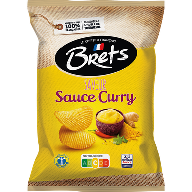Chips Saveur Sauce Curry BRETS 125g