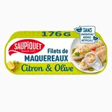 Filet de maquereaux marinade citron olives SAUPIQUET - 176g