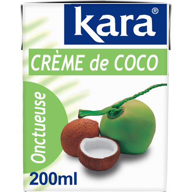 Crème de noix de coco KARA, brique de 200ml