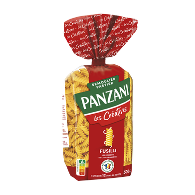 Pâtes FUSILLI les Créatives blé Français PANZANI - 500g