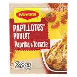 Assaisonnement papillotes de poulet paprika MAGGI, sachet de 28g
