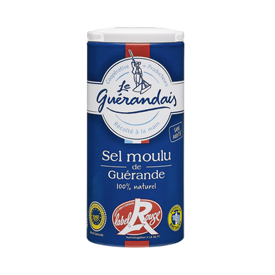 Sel fin moulu Label Rouge LE GUERANDAIS, boîte verseuse de 250g