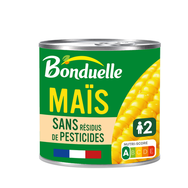Maïs sans résidu de pecticides BONDUELLE - Boîte 1/2 285g