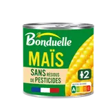 Maïs sans résidu de pecticides BONDUELLE - Boîte 1/2 285g