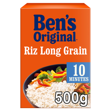 Riz Long grain cuisson rapide 10min BEN'S ORIGINAL - Vrac 500g