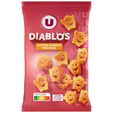 Biscuit apéritif Snacks diablos goût jambon fromage, 75g