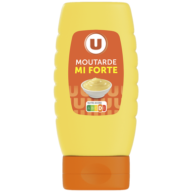 Moutarde mi-forte   bouteille de 250g