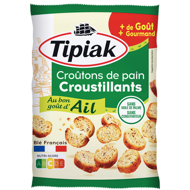 Croûtons a l'ail TIPIAK 75g