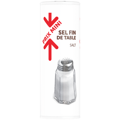Sel fin de table PRIX MINI - boîte verseuse 750g