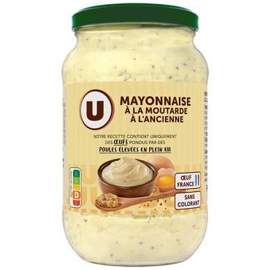 Mayonnaise à la moutarde à l'ancienne , 235g