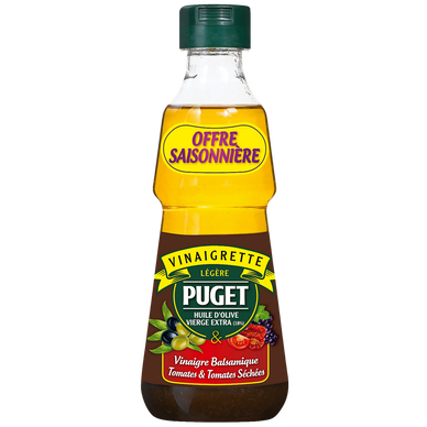 Vinaigrette balsamique & tomates séchées PUGET, 330ml