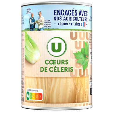 Coeurs de céleri - Boîte de 265g net égoutté