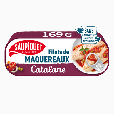 Filets de maquereaux à la catalane  SAUPIQUET - 169g