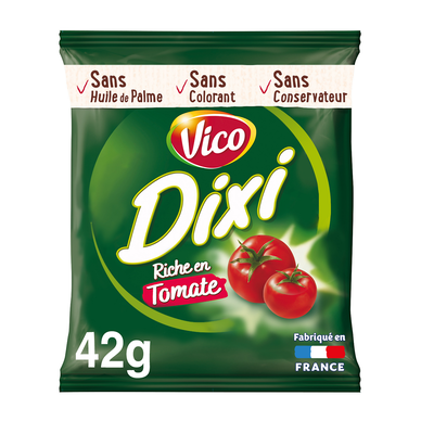 Biscuits apéritifs Dixi tomate VICO, sachet de 42g