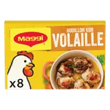 Bouillon cube volaille MAGGI, boite de 8 cubes, 80g
