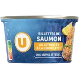 Rillettes de saumon citron et ciboulette  boîte de 125g