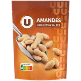 Amandes blanchies grillées et salées, paquet 100g