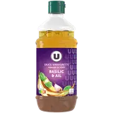 Sauce vinaigrette au vinaigre de xérès ail basilic  550ml