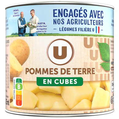 Pommes de terre en cubes -  280g