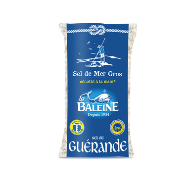 Gros sel gris de Guérande LA BALEINE sachet 800g