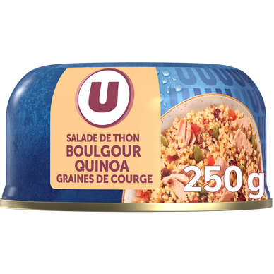 Salade de thon boulgour quinoa graines de courge U 250g
