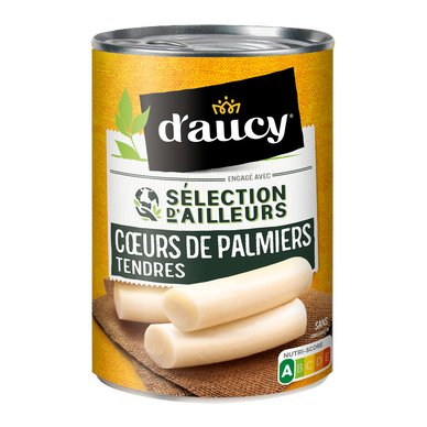 Coeurs de palmiers Sélection d'ailleurs D'AUCY - 220 g