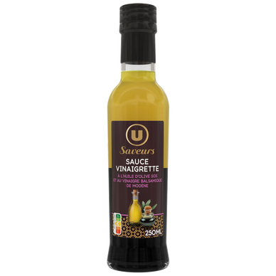 Vinaigrette à l'huile olive et vinaigne balsamique, 250ml