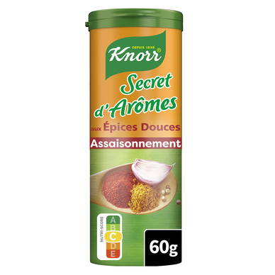 Assaisonnement en poudre secret d'arômes épices douces KNORR 60g