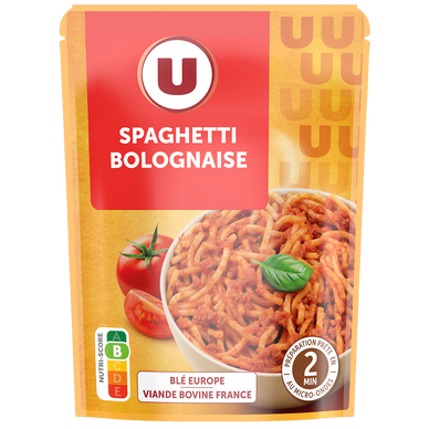 Spaghetti bolognaise micro-ondable 2' doy pack 250g