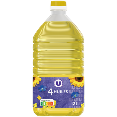Huile Melange 4 Huiles, vitamine D, bidon de 2 litres