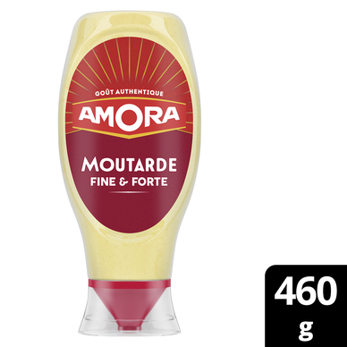 Moutarde forte AMORA flacon de 460G