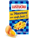 Pâtes Spaghettis courts aux oeufs LUSTUCRU, 250g