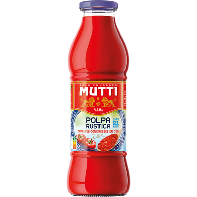 Polpa rustica Pulpe fine de Tomates MUTTI - bouteille 690g