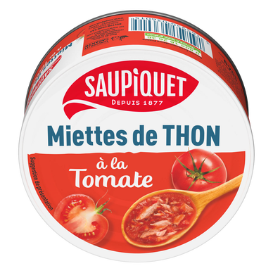 Miettes de Thon à la tomate SAUPIQUET 160g