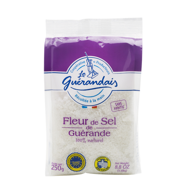 Fleur de sel LE GUERANDAIS, sachet de 250g