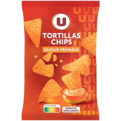 Tortillas chips saveur fromage, 150g