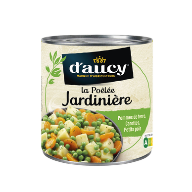 Poêlée jardinière de légumes D'AUCY - Boîte 290g