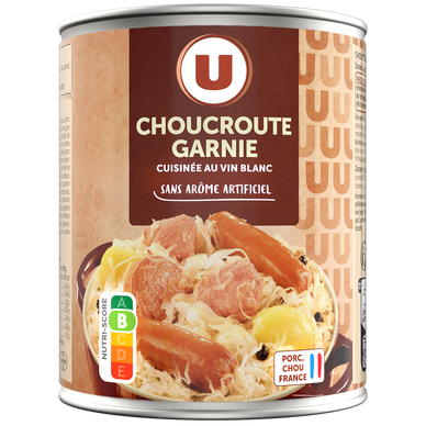 Choucroute garnie Boîte de 800g